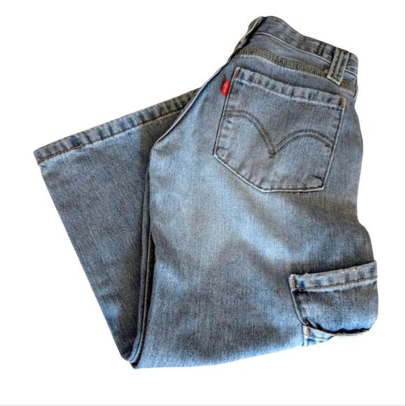 Levi's Y2K Boys Skater Carpenter Jeans Size 8 - Picture 1 of 10